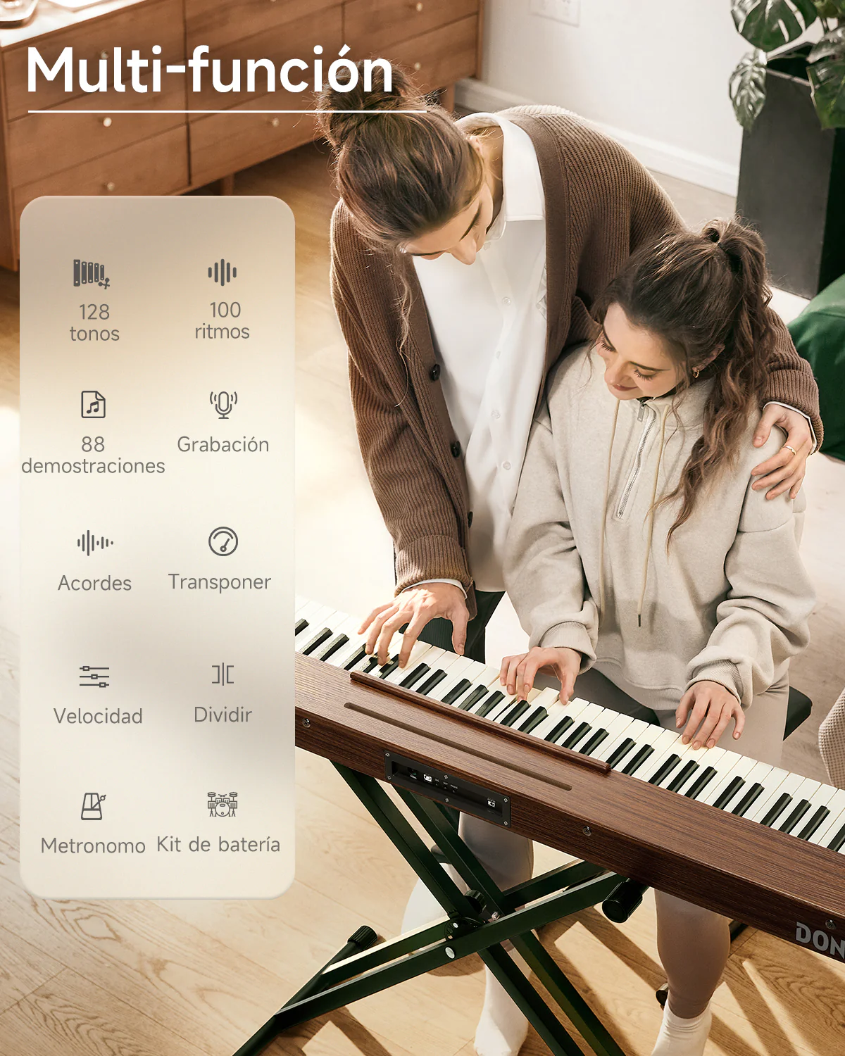 Donner DEP-1S Piano digital con teclado semi-pesado - Image 58