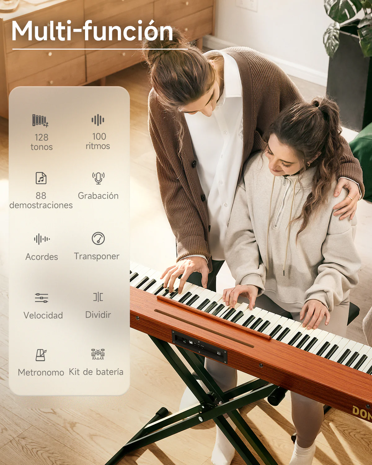 Donner DEP-1S Piano digital con teclado semi-pesado - Image 71