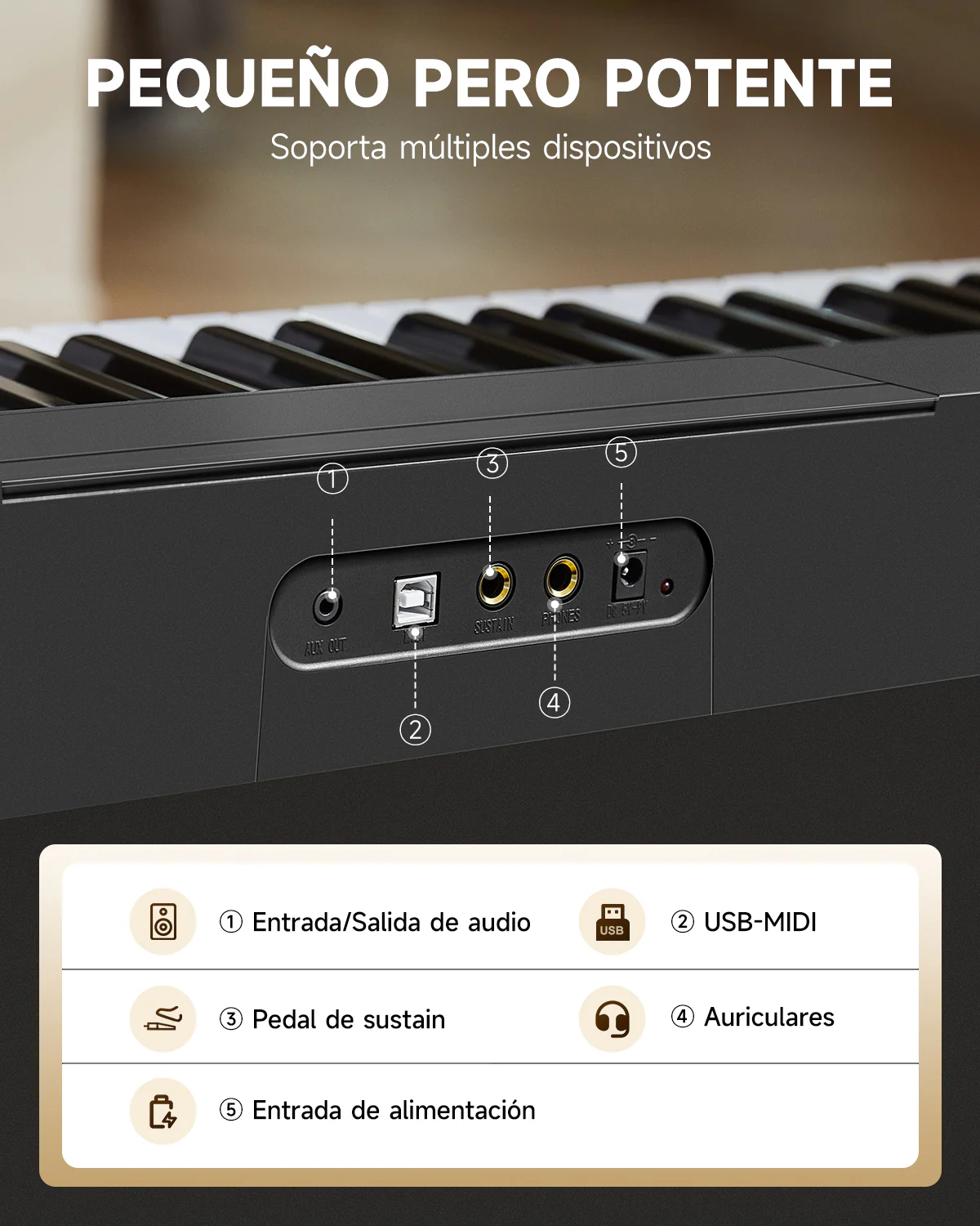 Donner DK-10S 61 teclas Teclado electrónico - Image 10