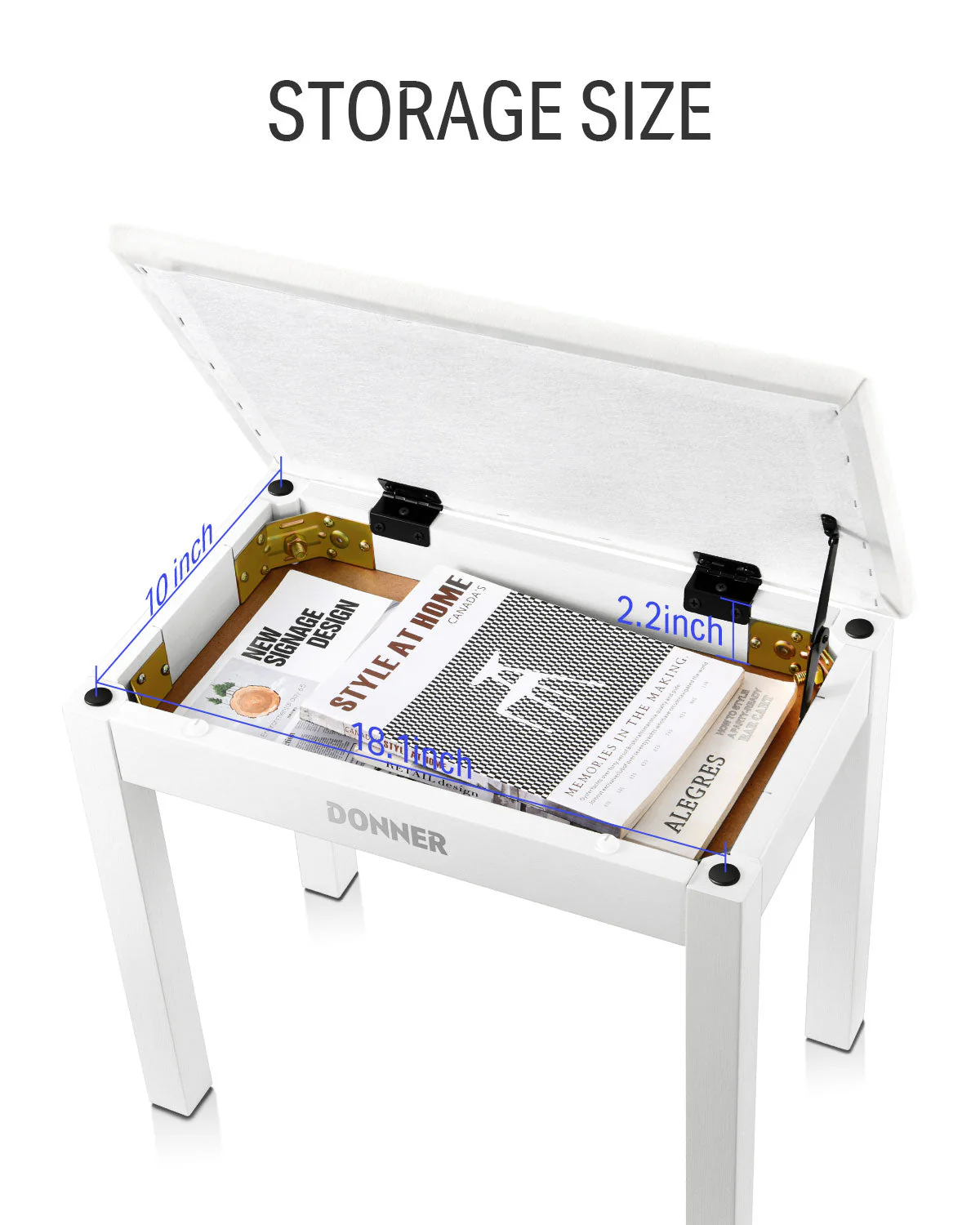 Donner DKB-10 Banco de piano espacioso - Image 18