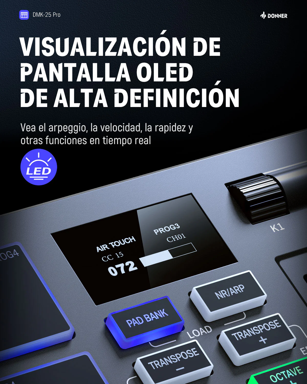 Donner DMK-25  Pro Controlador MIDI - Image 4