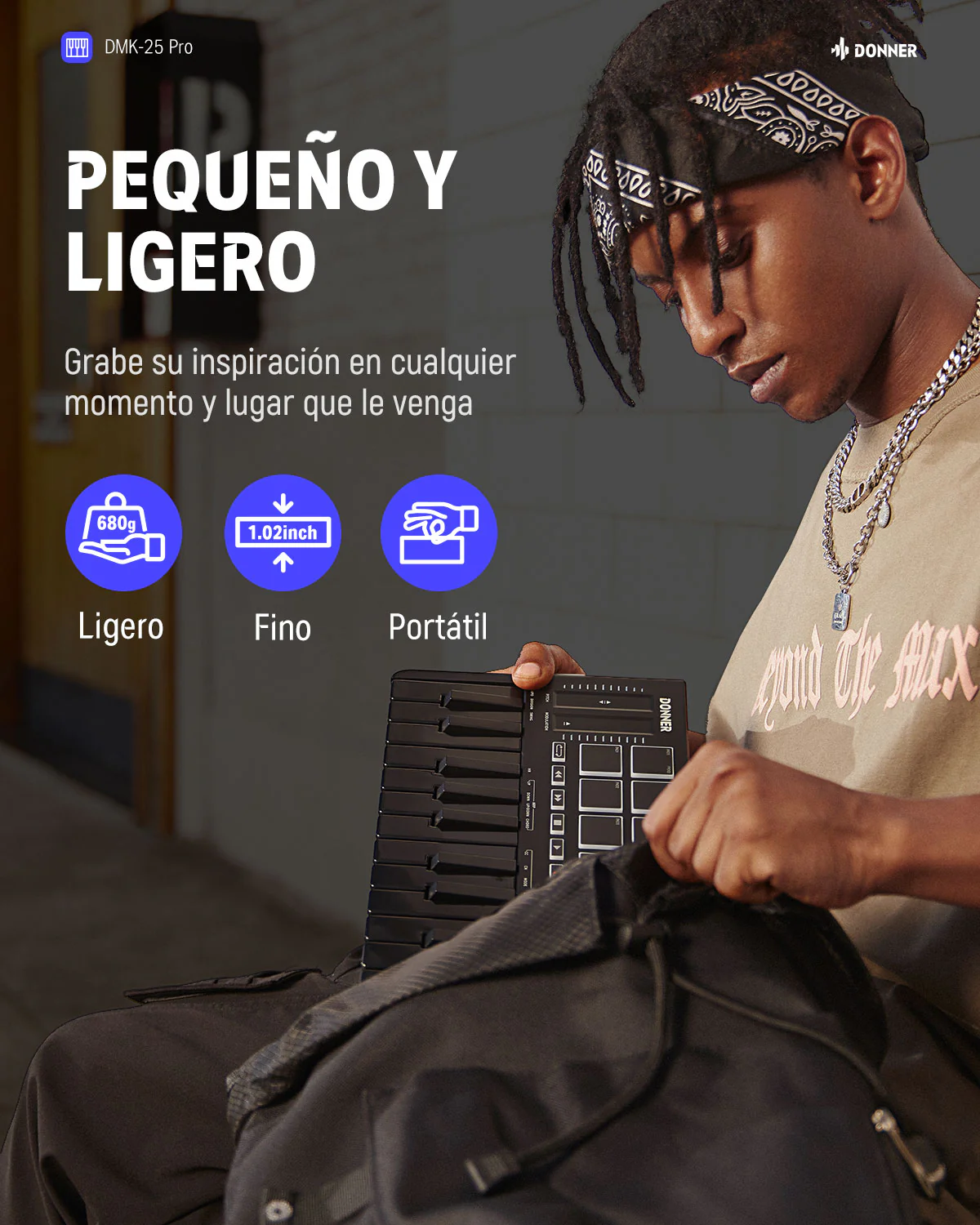 Donner DMK-25  Pro Controlador MIDI - Image 7