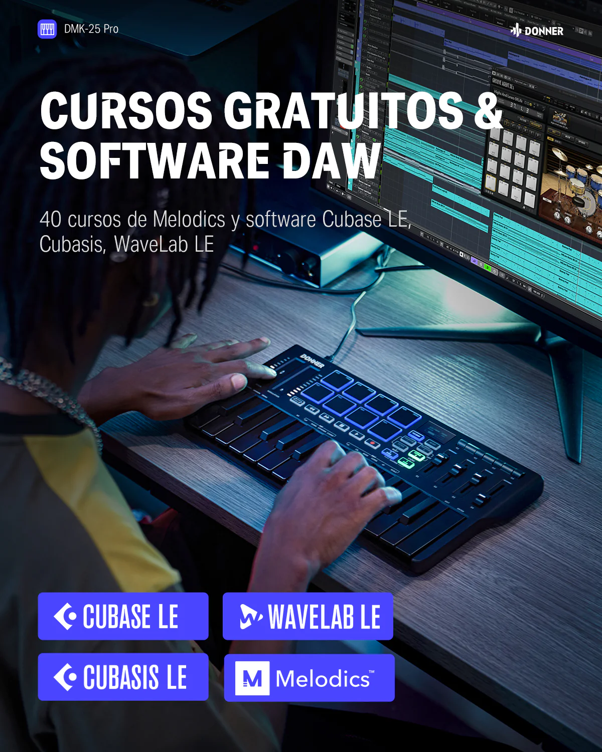 Donner DMK-25  Pro Controlador MIDI - Image 8
