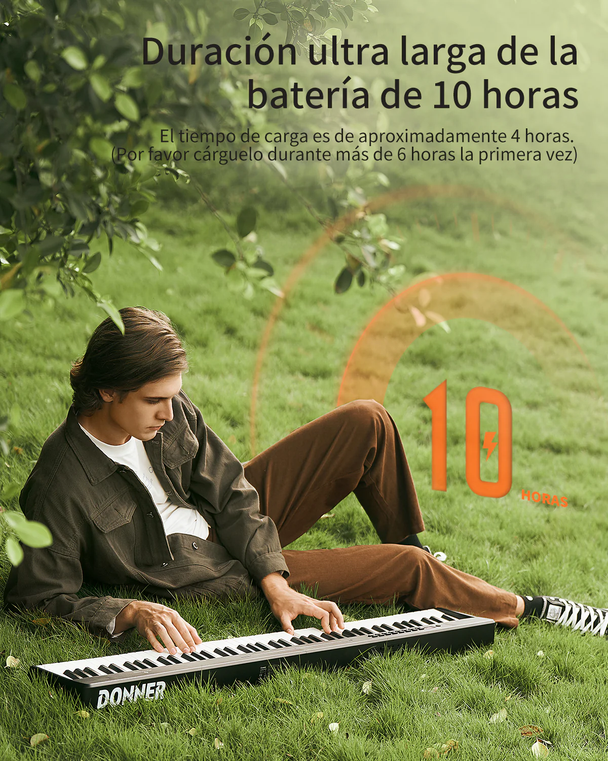 Donner DP-10 Piano digital portátil y plegable - Image 11