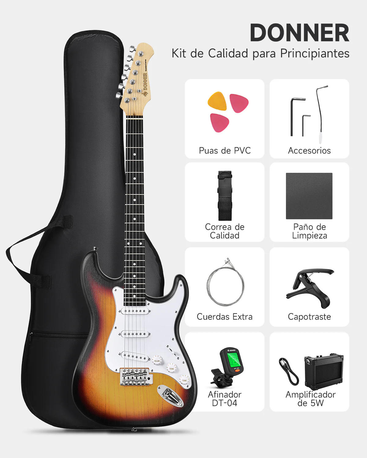 Donner DST-80 Guitarra eléctrica - Image 11