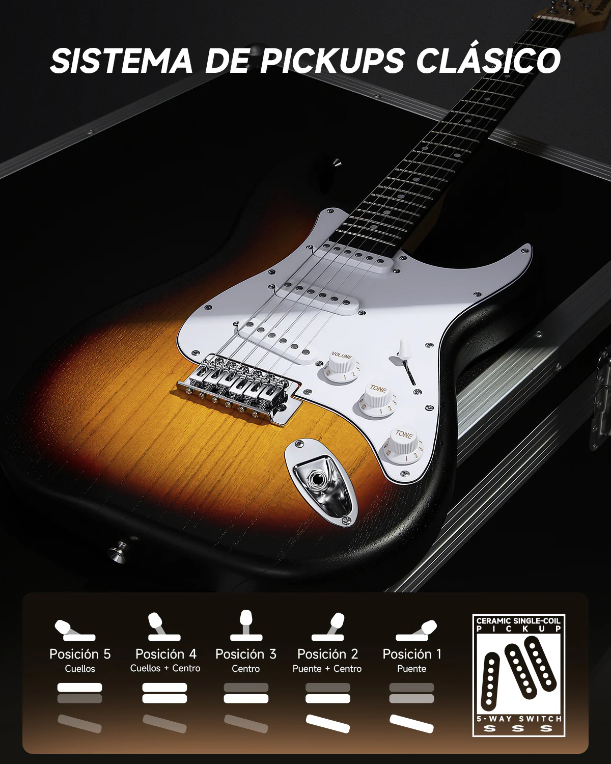 Donner DST-80 Guitarra eléctrica - Image 5