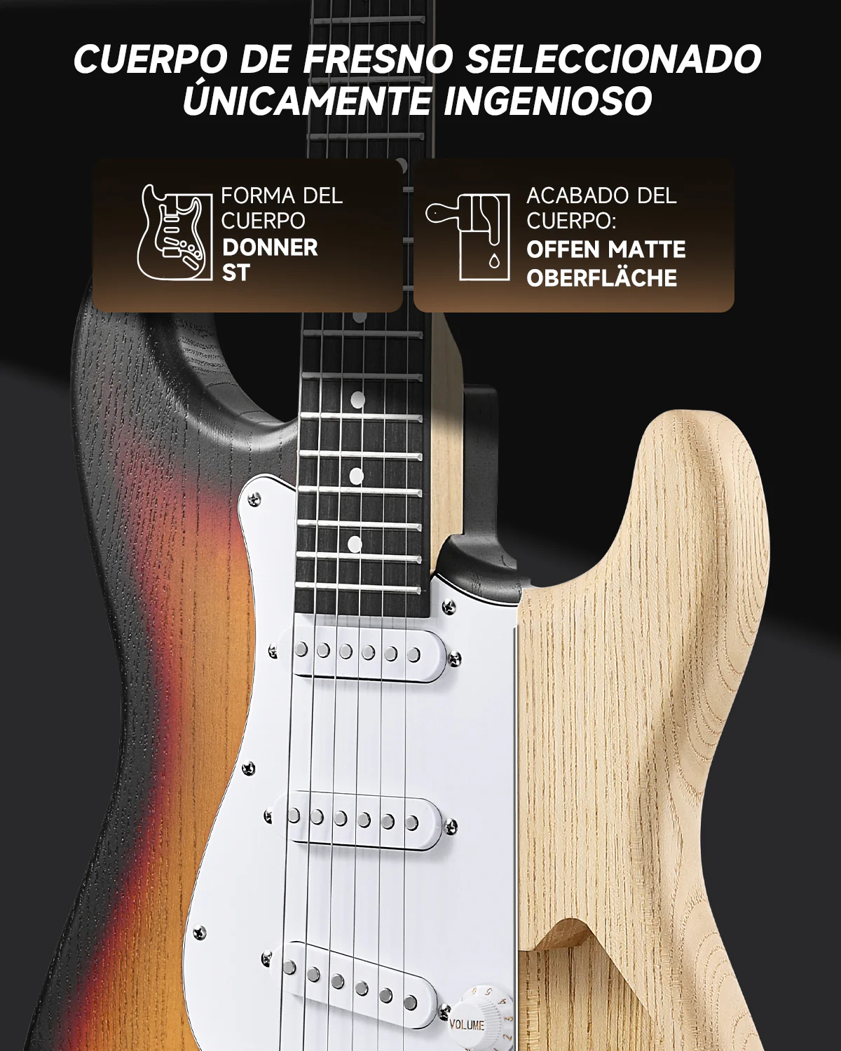 Donner DST-80 Guitarra eléctrica - Image 7