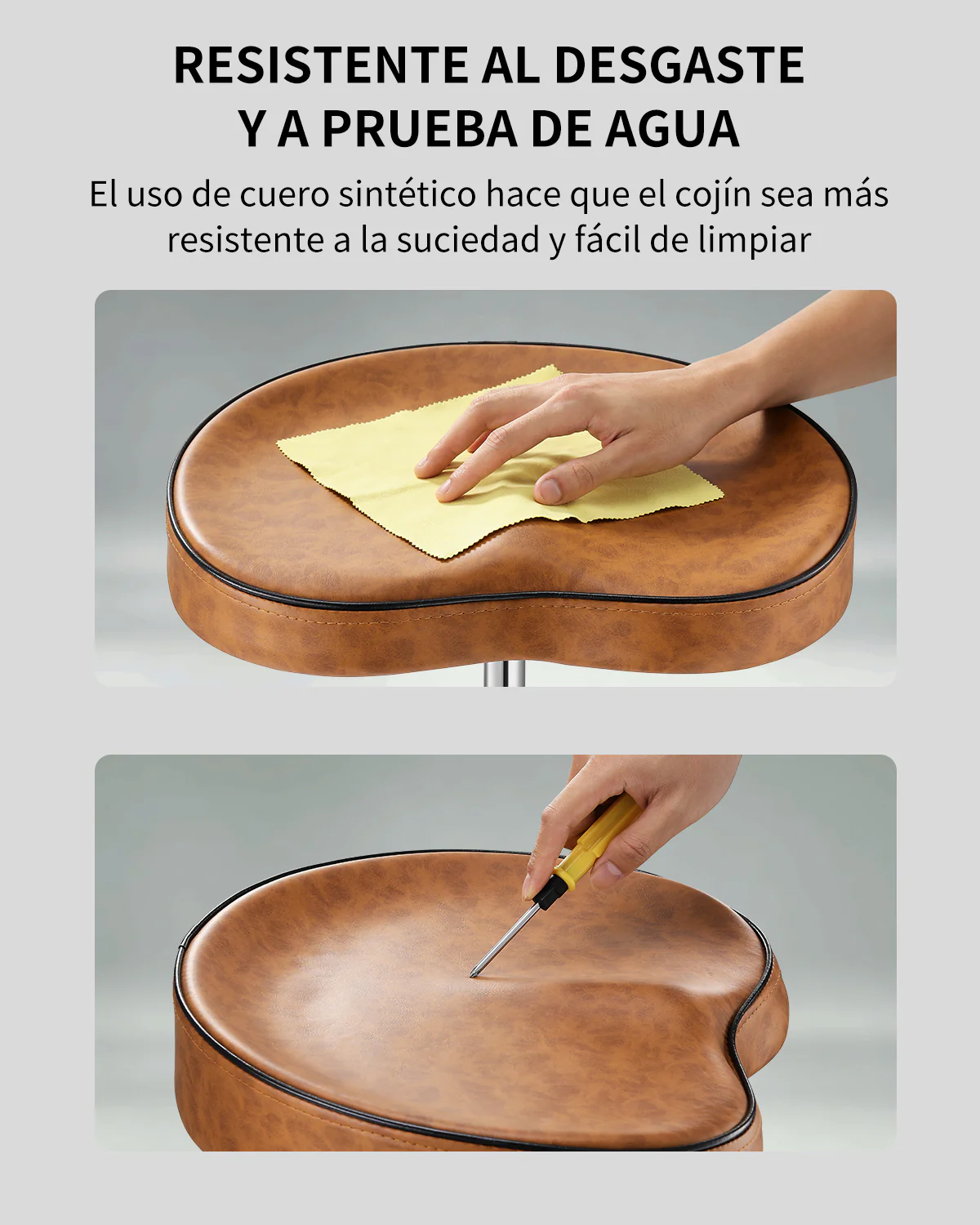 Donner DT-50 Taburete de Batería Delgado, Marrón - Image 8