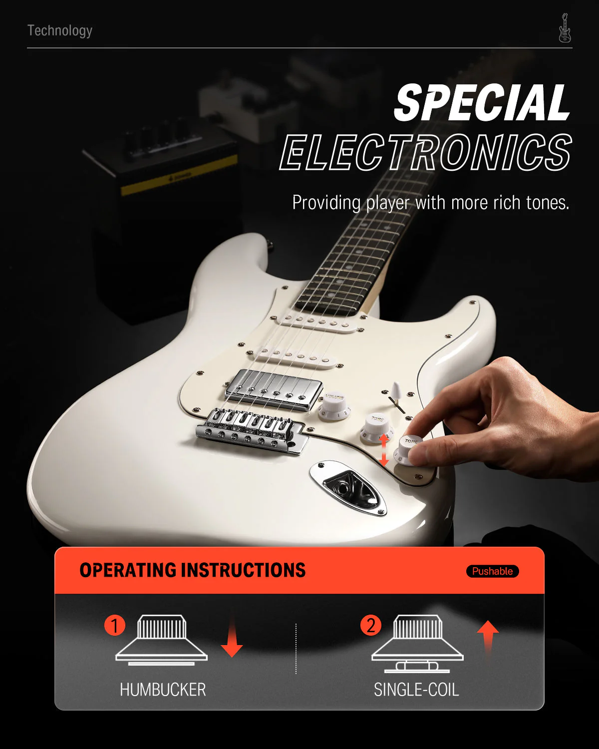 Donner DST-152 Guitarra eléctrica - Image 6
