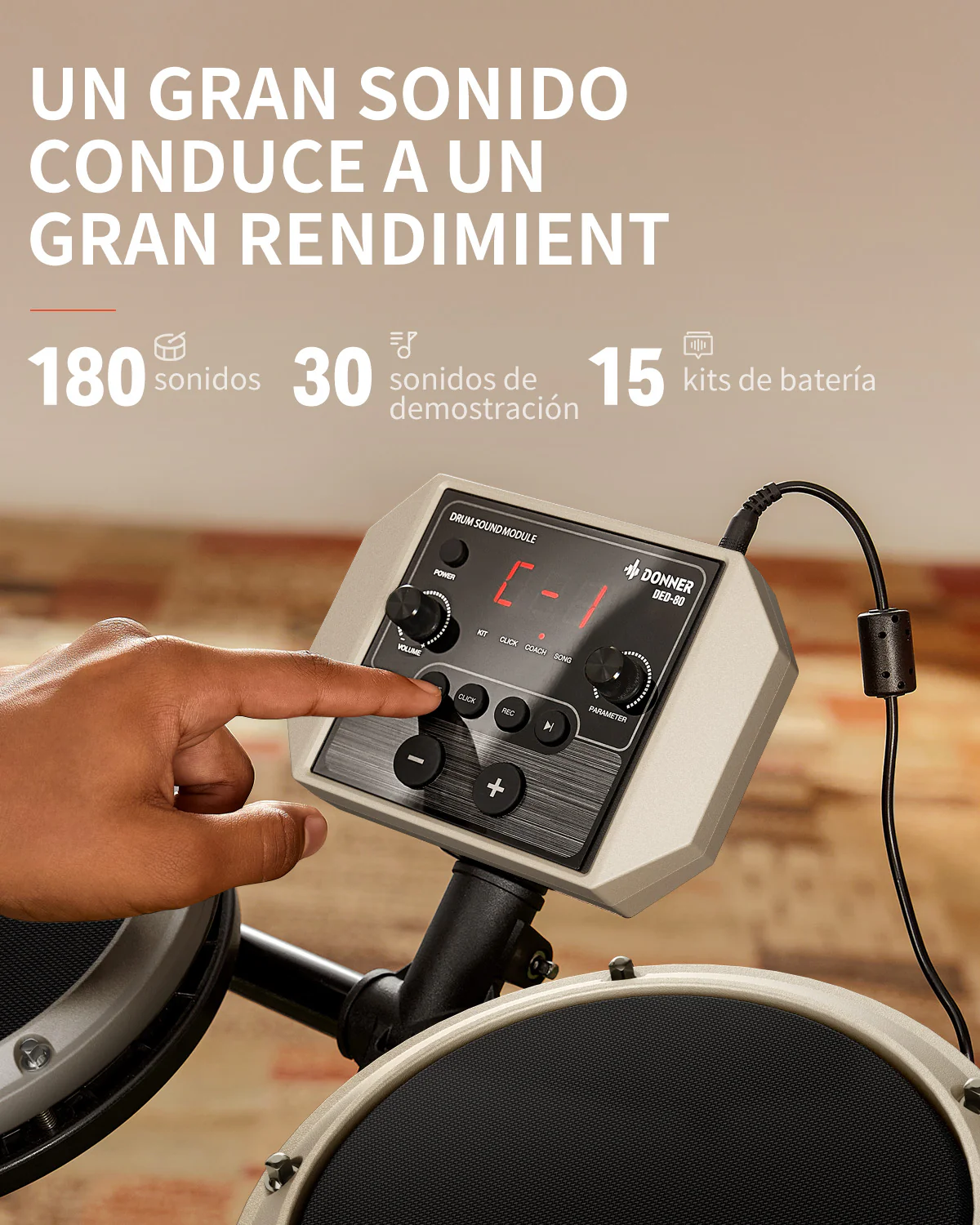 Donner DED-80 La batería electrónica perfecta para principiantes y niños - Image 11