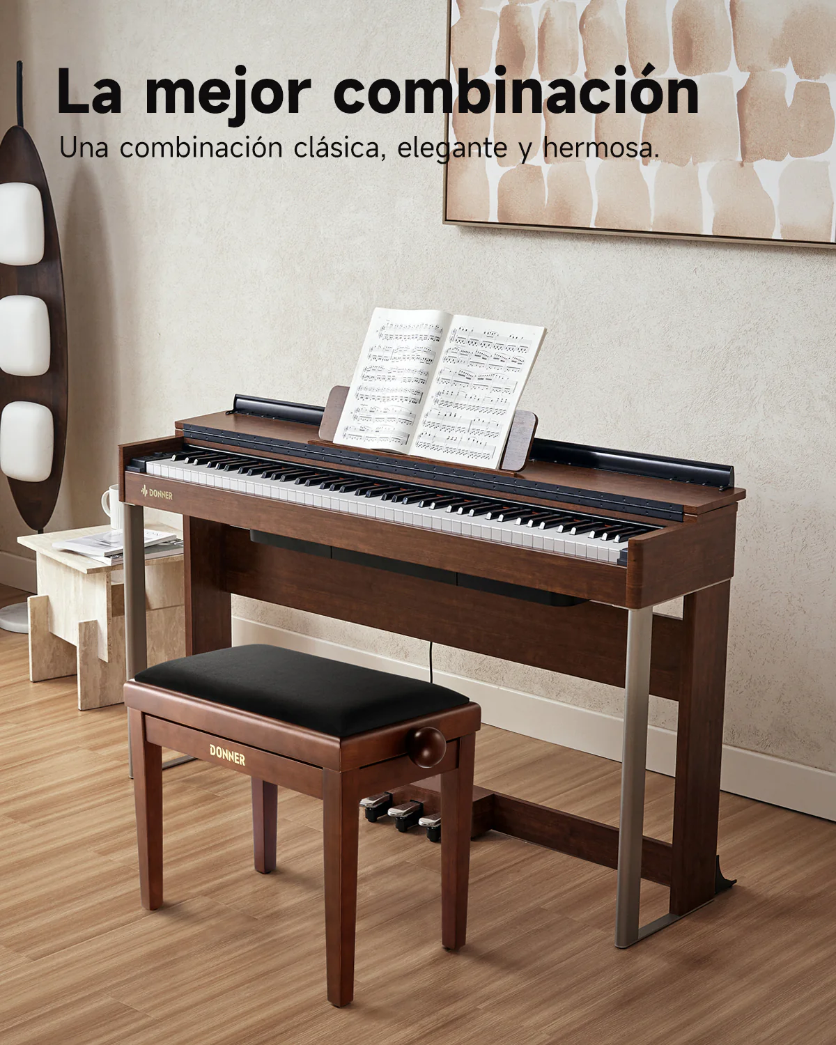 Donner Banco de piano con altura regulable - Image 7