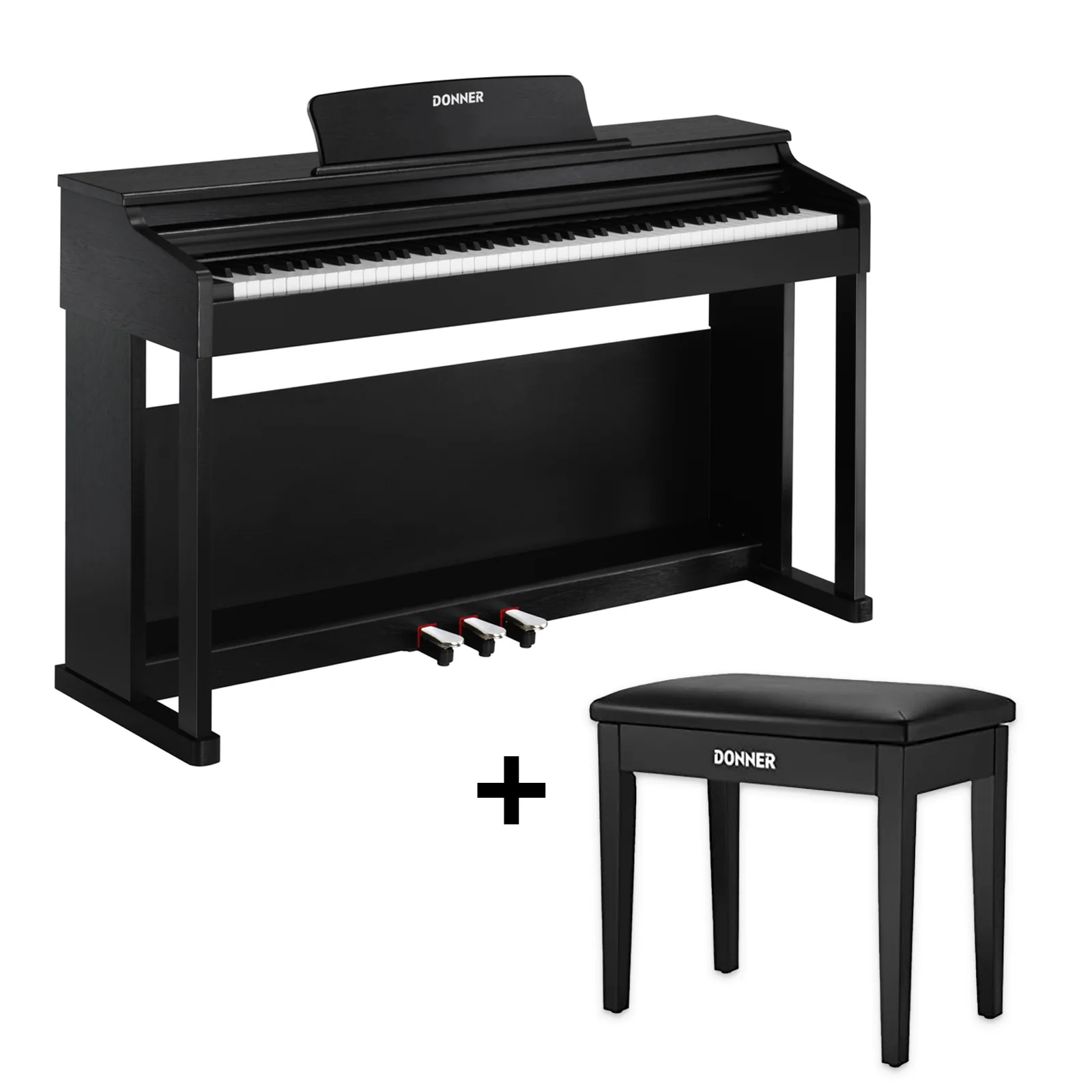 Donner DDP-100 Piano digital blanco con teclado pesado - Image 5
