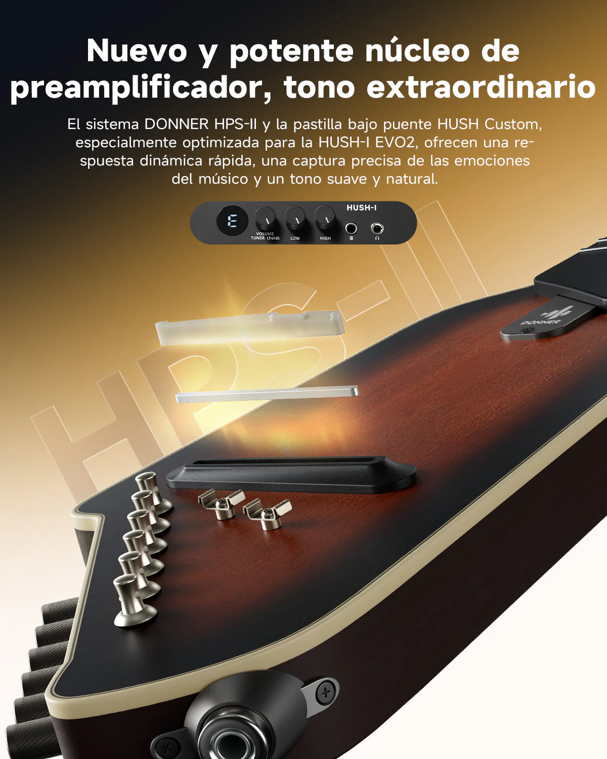 Donner HUSH I Evo2 Guitarra - Image 14