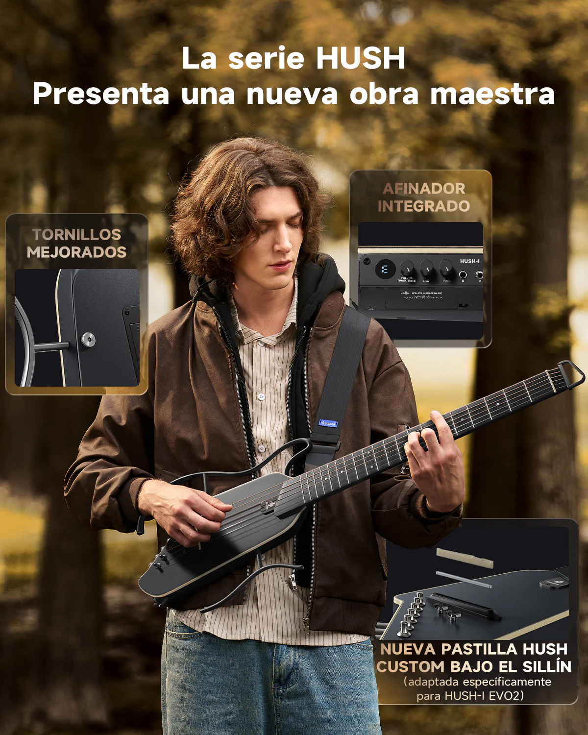 Donner HUSH I Evo2 Guitarra - Image 17