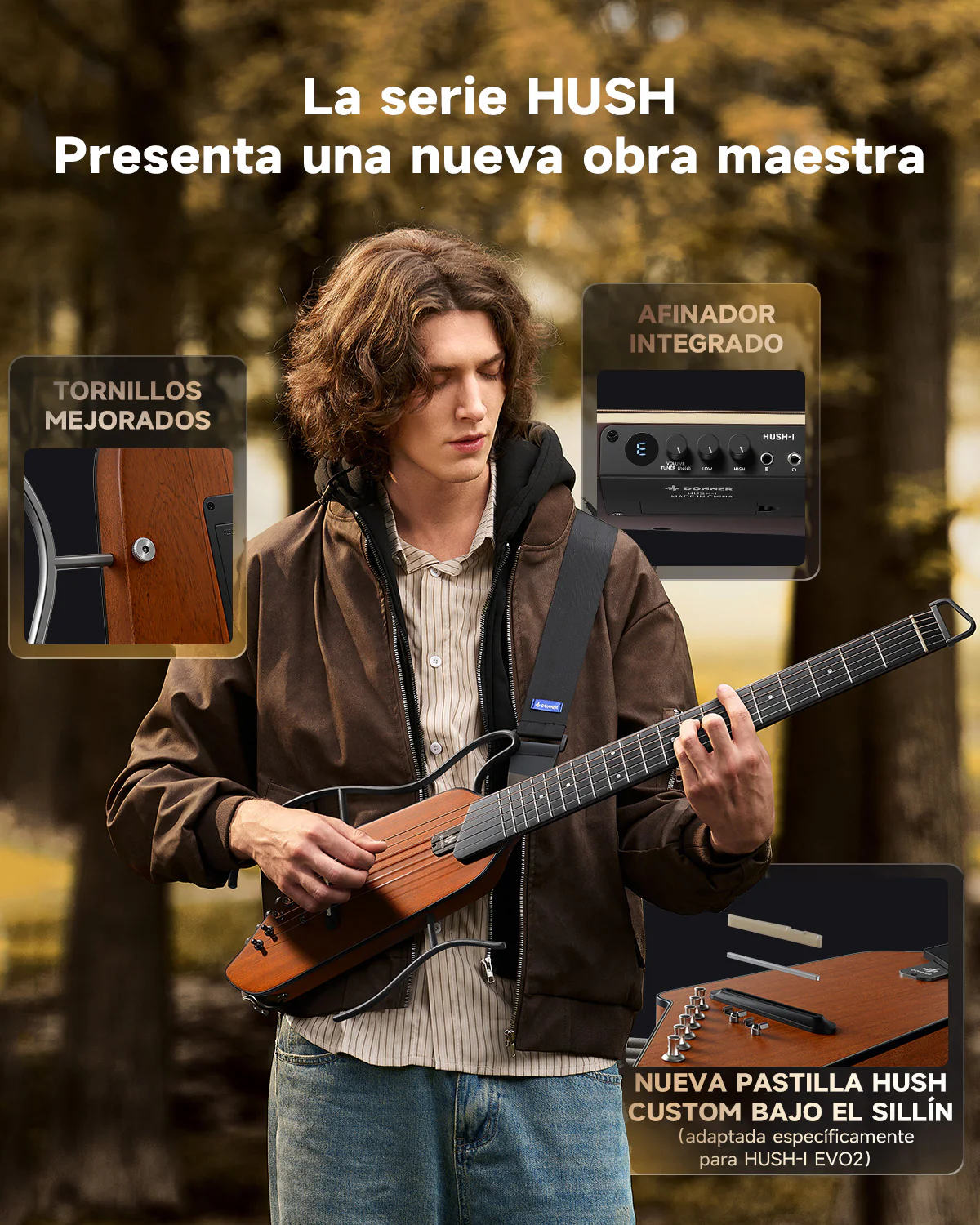 Donner HUSH I Evo2 Guitarra - Image 25