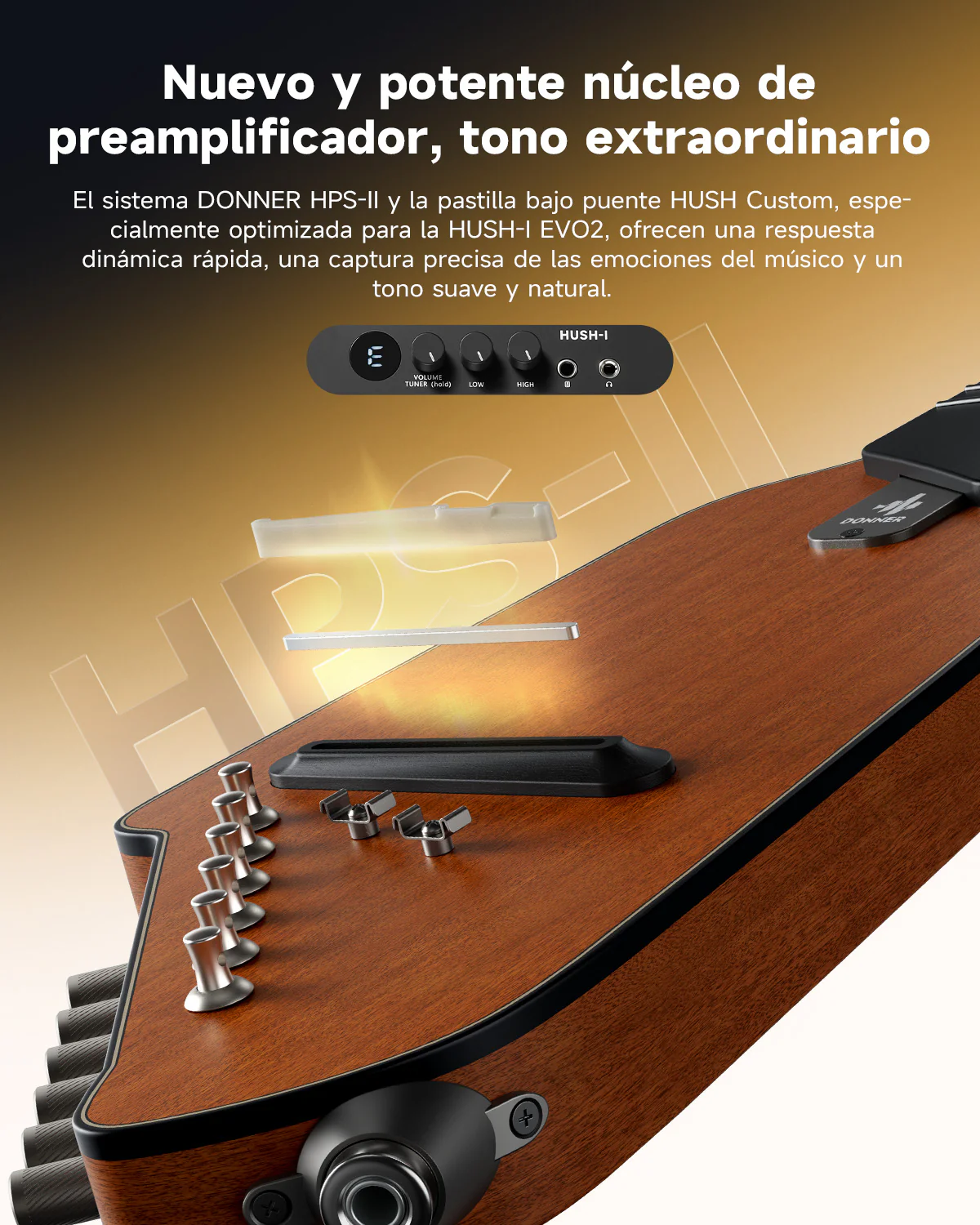 Donner HUSH I Evo2 Guitarra - Image 27