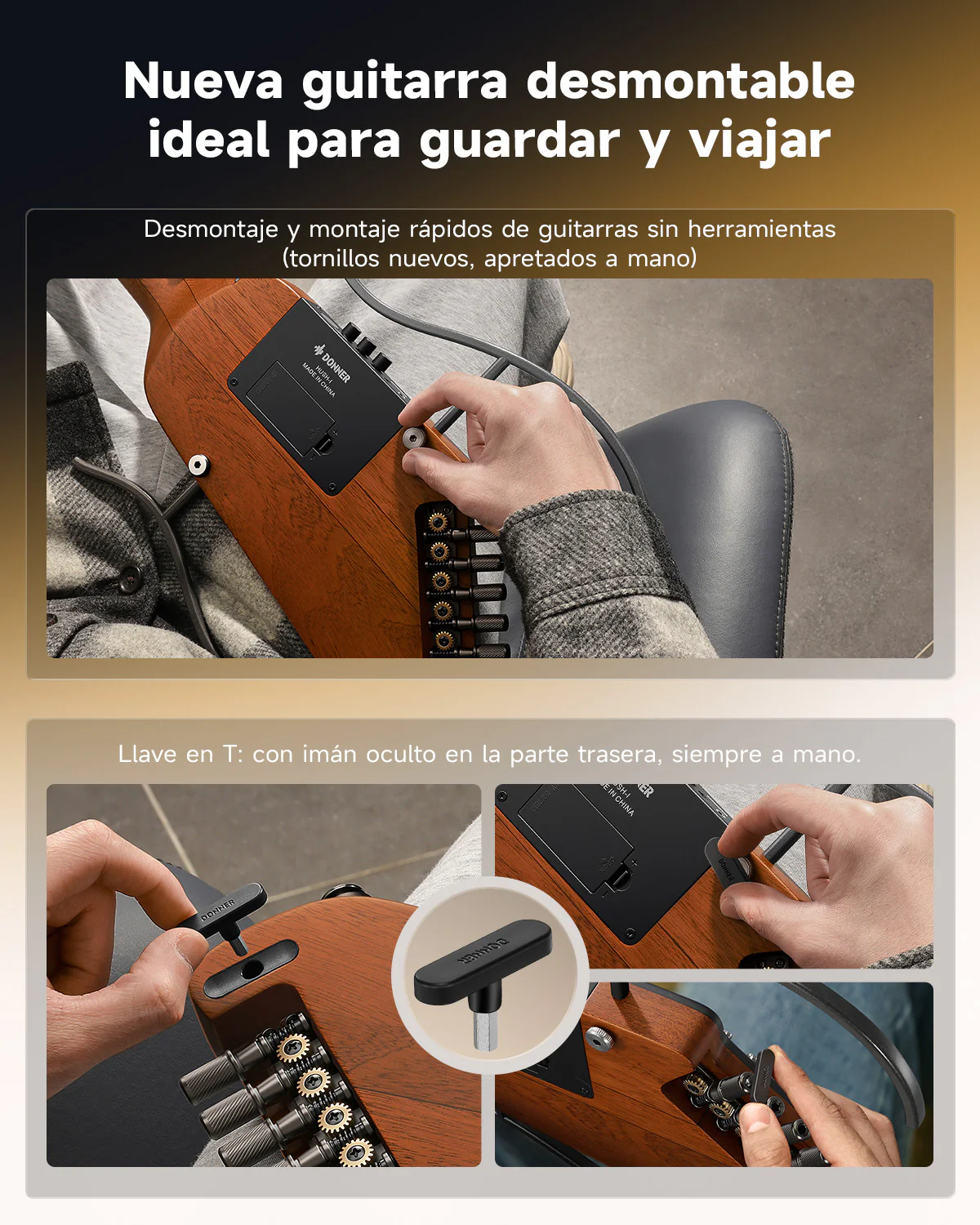 Donner HUSH I Evo2 Guitarra - Image 30