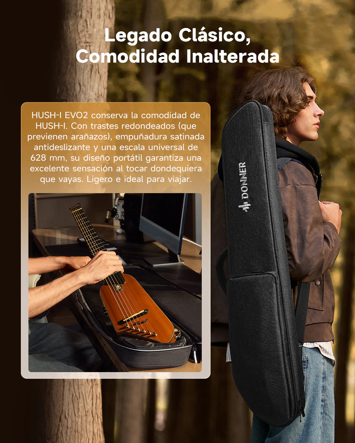 Donner HUSH I Evo2 Guitarra - Image 31