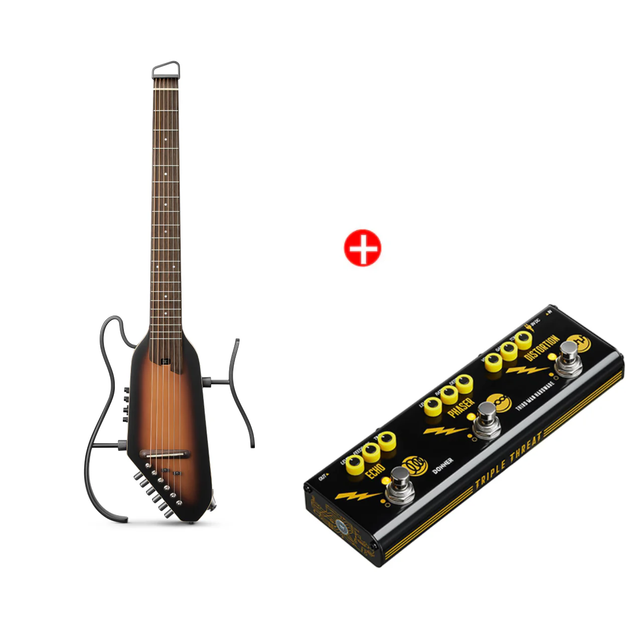 Donner HUSH I PRO Guitarra de viaje - Image 7