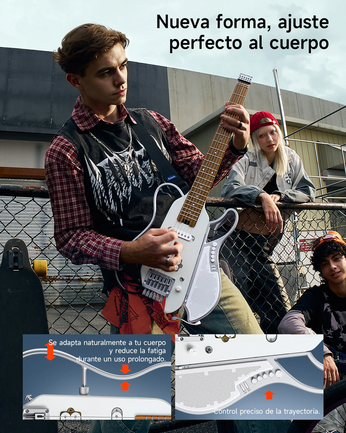 Donner HUSH X LIVE guitarra de viaje  (Edición MIYAVI disponible) - Image 17