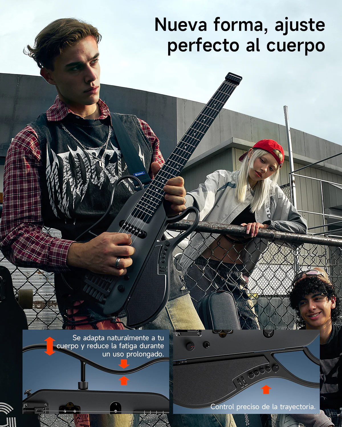 Donner HUSH X LIVE guitarra de viaje  (Edición MIYAVI disponible) - Image 26