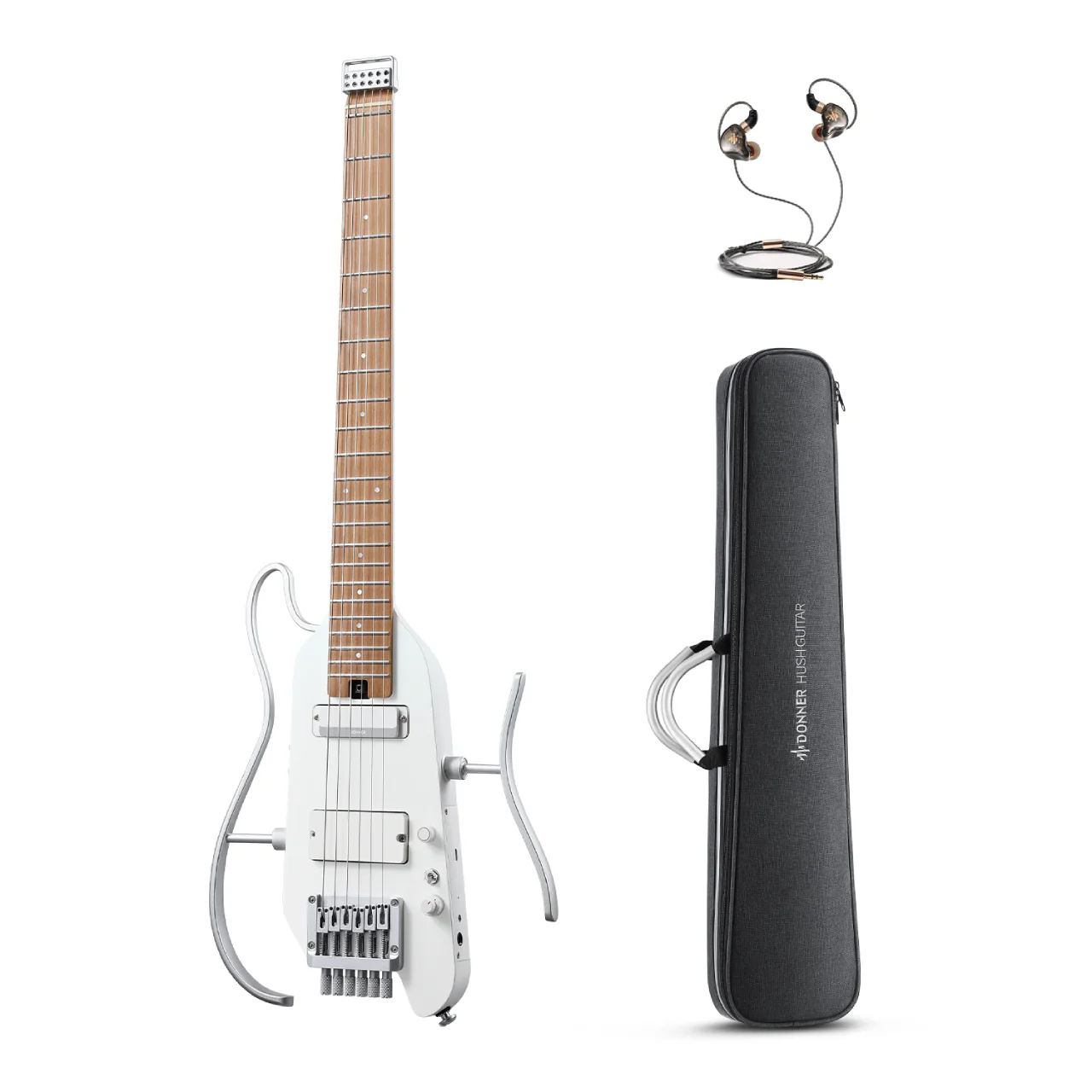 Donner HUSH X PRO Guitarra de viaje versátil - Image 23