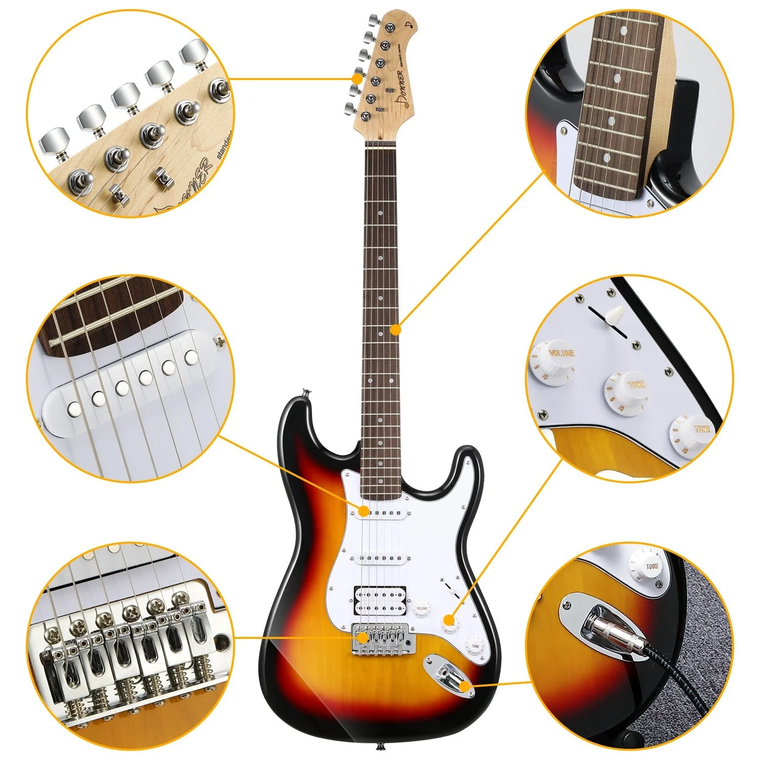Donner DST-100S Guitarra eléctrica - Image 8