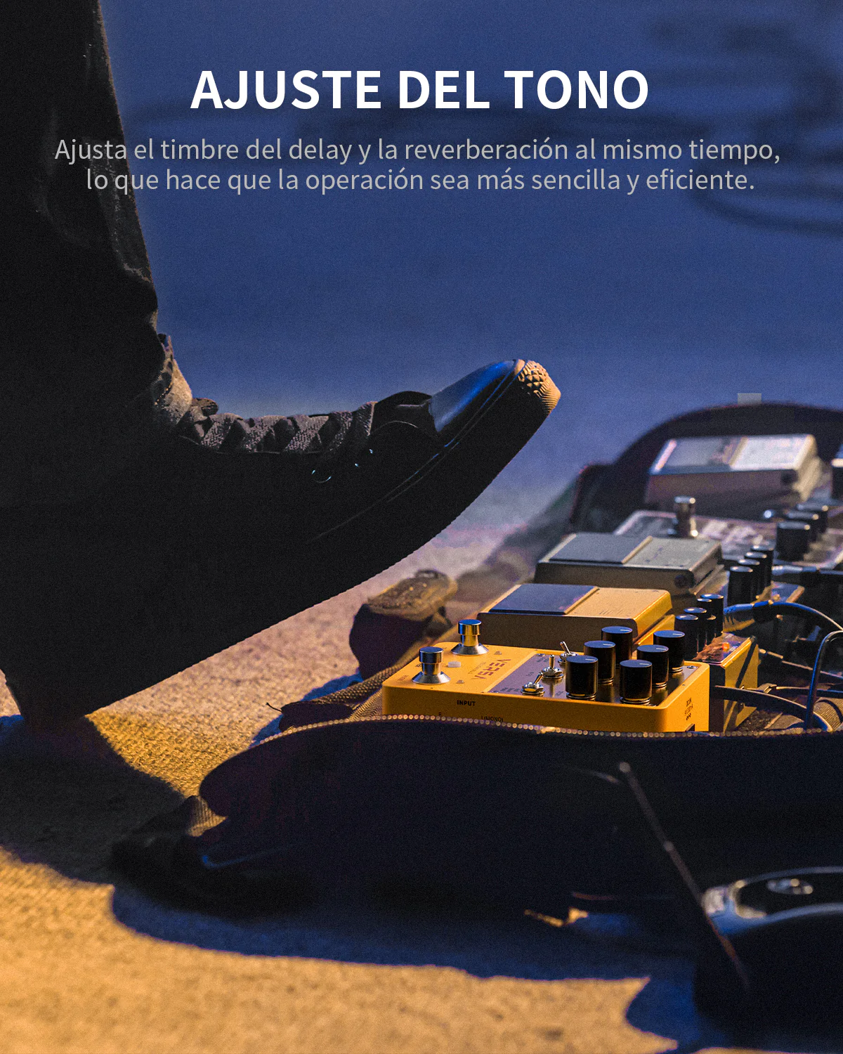 Donner Yellow Fall II Pedal efecto reverb y delay - Image 7