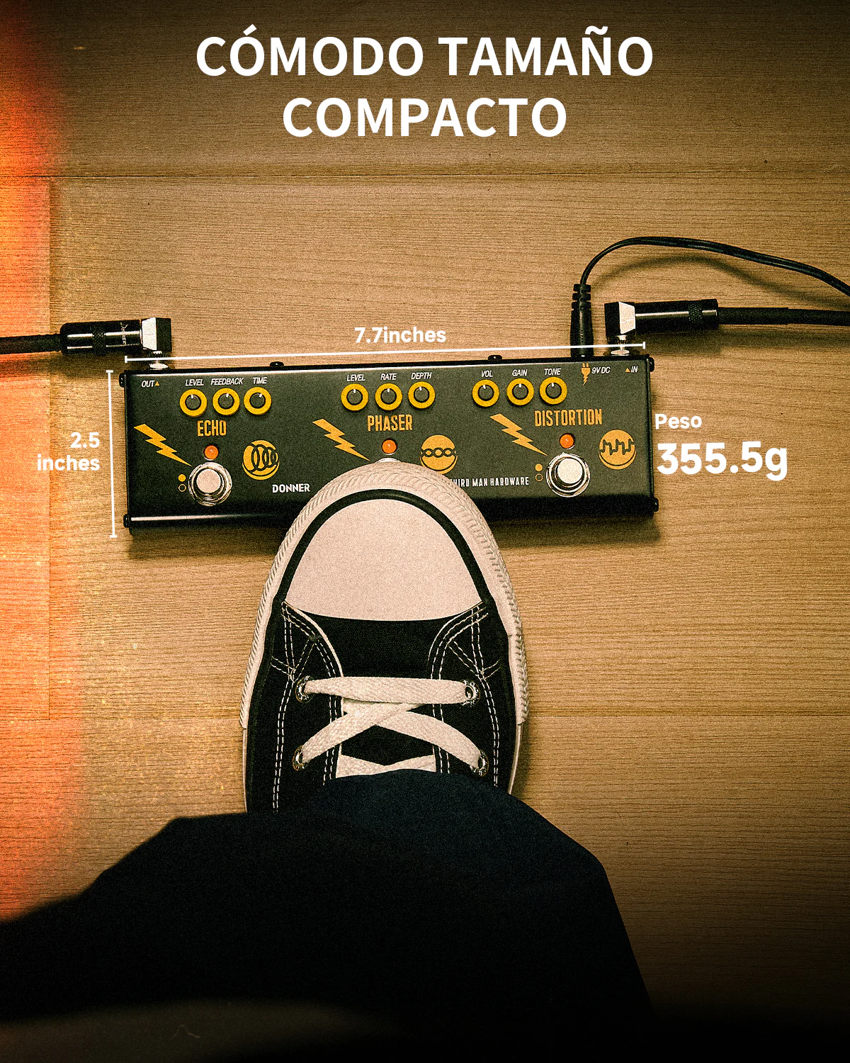 Donner Triple Threat Live Pedal multiefecto - Image 6