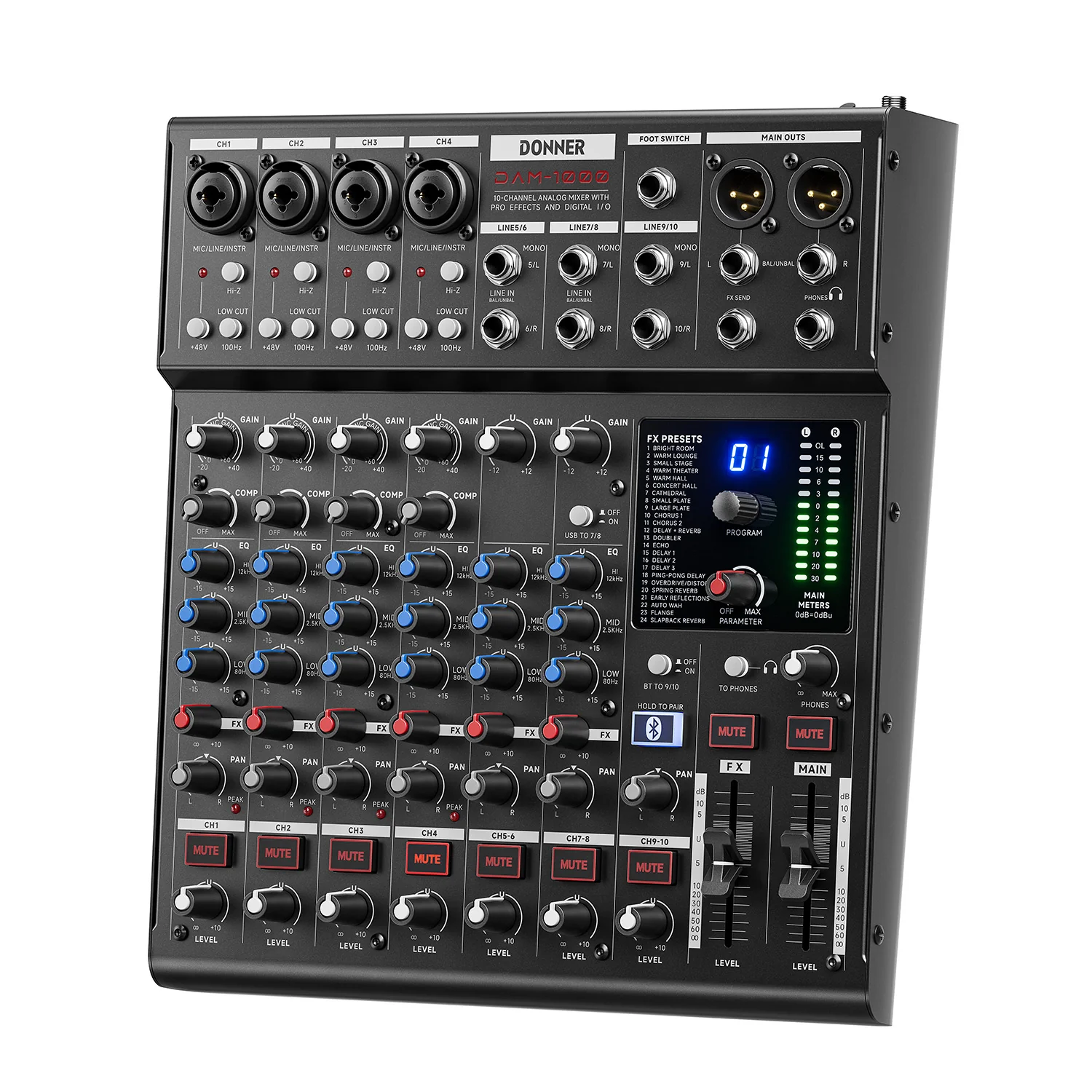 Mezclador de audio DONNER DAM1000 - Image 4