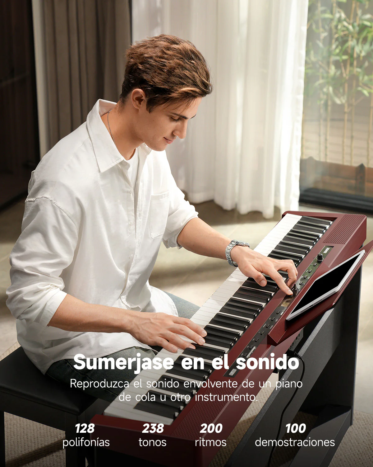 Donner DEP-16S Piano digital de acero pesado - Image 14