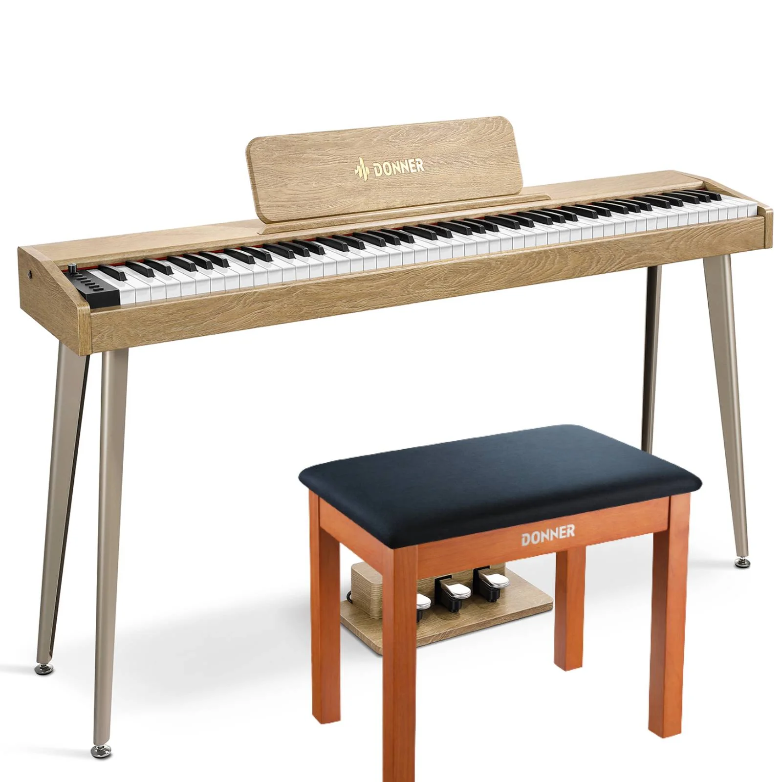 Donner DDP-60 Piano digital con teclado semi-pesado - Image 4