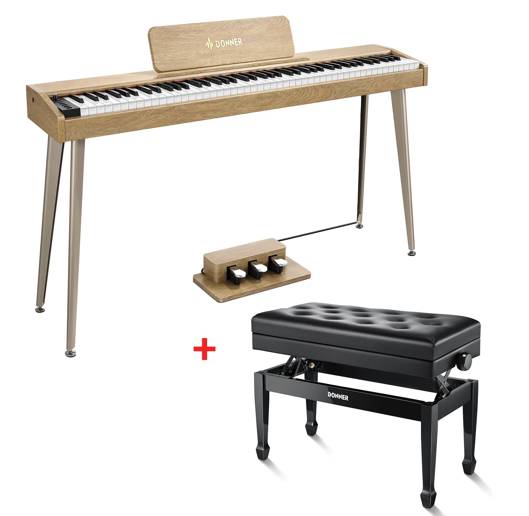 Donner DDP-60 Piano digital con teclado semi-pesado - Image 6