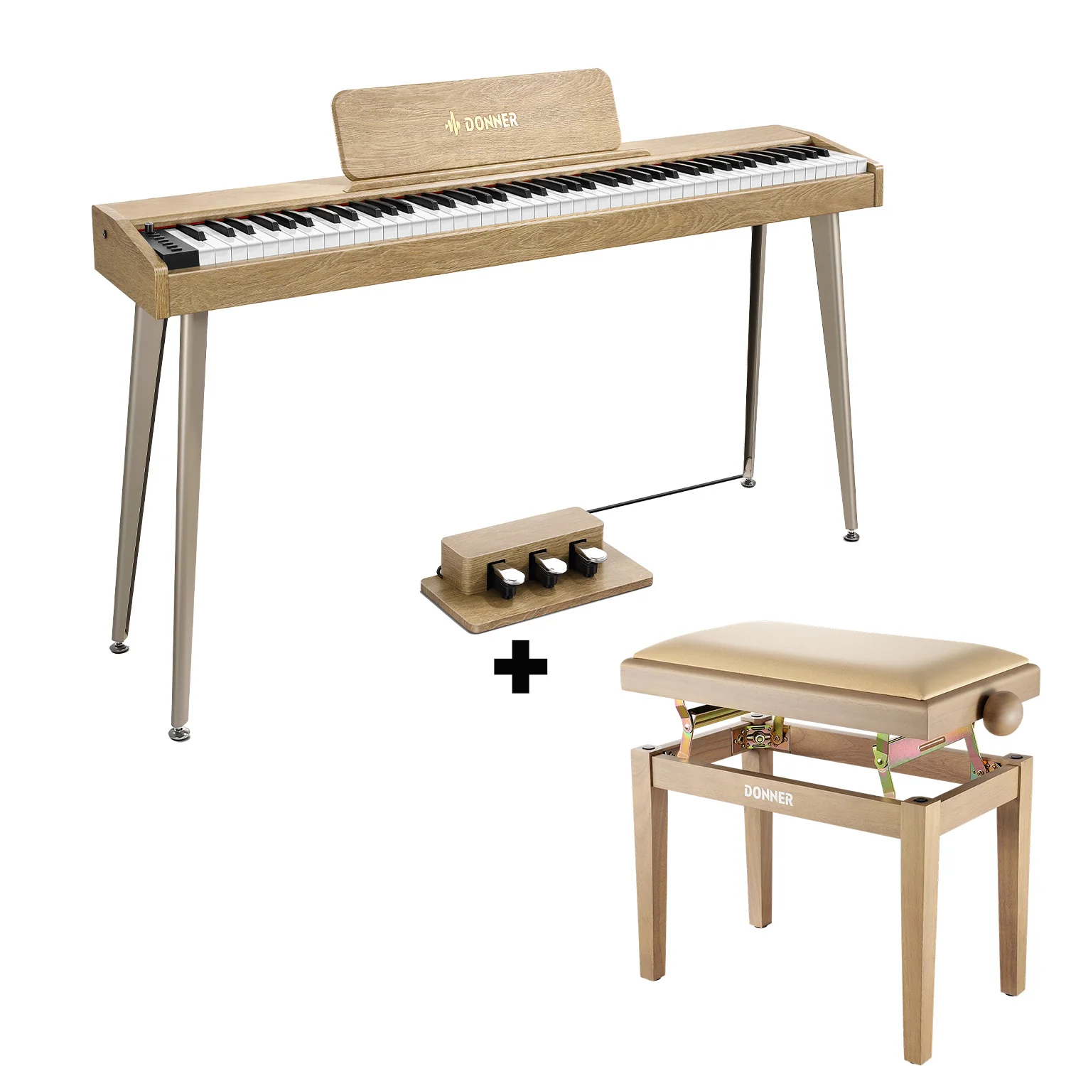 Donner DDP-60 Piano digital con teclado semi-pesado - Image 9