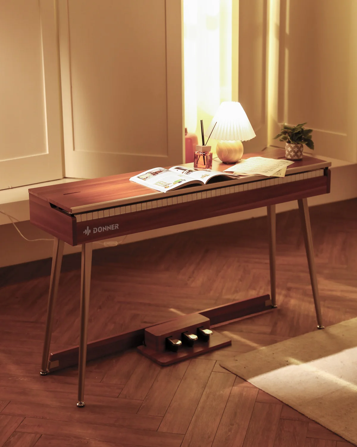 Donner DDP-80 PLUS Piano digital con tapa semiabierta - Image 14